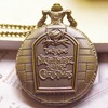 Halloween pumpkin skull pocket watch necklace n048_watches_5